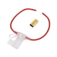 thumbnail image 4 of Piezas de repuesto para automóviles, portafusibles 12AWG Portafusibles transparente impermeable Portafusibles Ultra sensible, 4 of 12