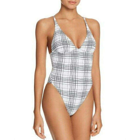 Dolce Vita PLAID Mirage One Piece Swimsuit, US Small