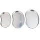 thumbnail image 1 of Bandejas de acero inoxidable de 3 piezas, bandeja de experimentos, bandejas quirúrgicas para instrumentos dentales, 1 of 4