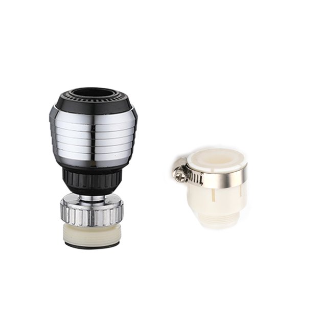 WREESH Faucet Head Extension Extender Household Tap Water Shower Water Saving Rotatable Filter Nozzle