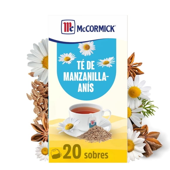 Té de manzanilla - anís McCormick 20 sobres