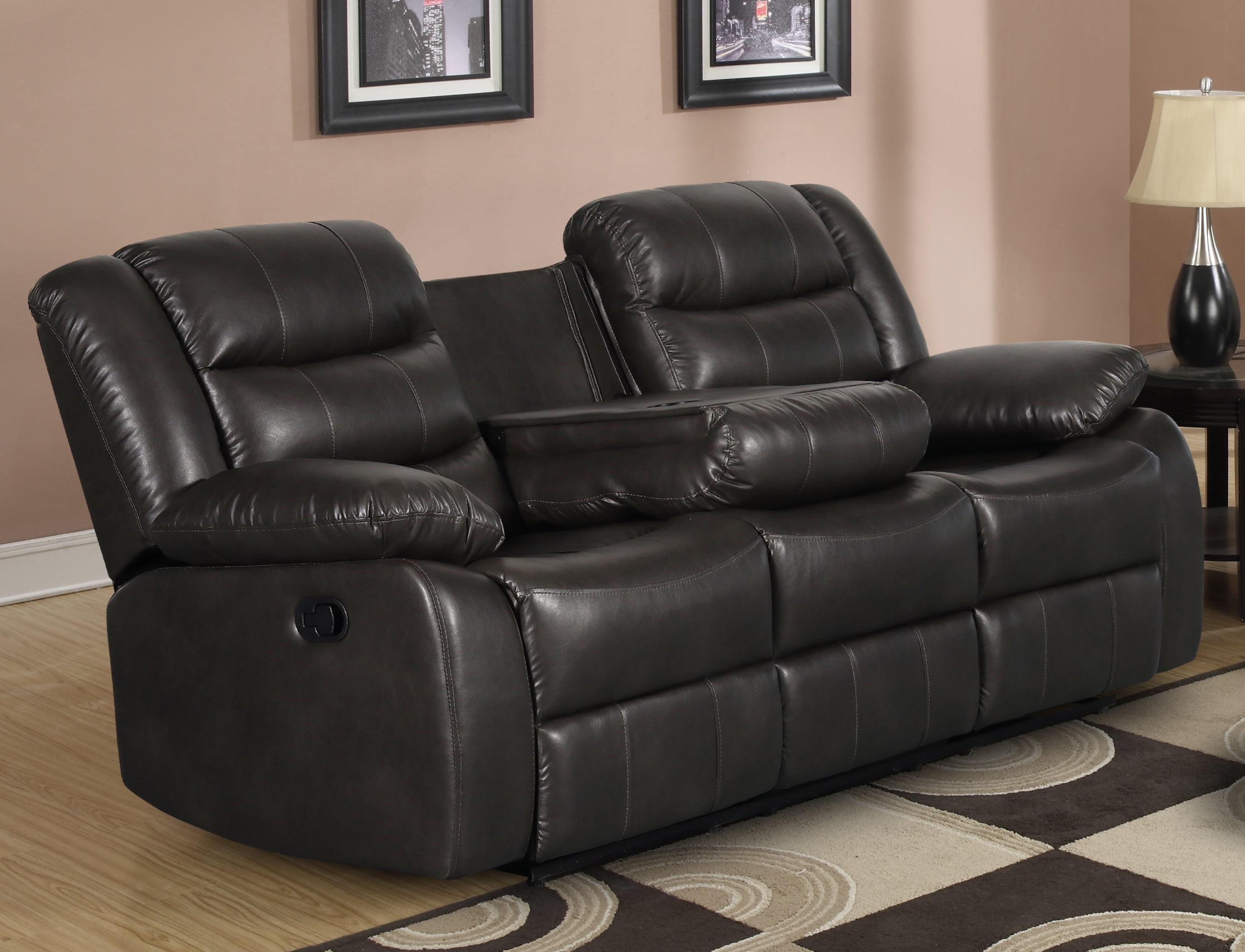 Trista Reclining 2 Piece Living Room Set - Sofa & Loveseat - Walmart.com