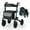 Blue, variant on Goplus Walker for Seniors Folding Rollator Walker with 9" Pneumatic Tires for All Terrain Black