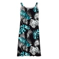 thumbnail image 4 of Mifsaly Cotton Summer Dresses for Women 2026 Vacation Floral Print Sleeveless Beach Dress Going Out Everyday Flowy Sundresses Swim Cover Up M, 4 of 7