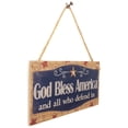 thumbnail image 4 of 4th of July Celebration American Independence Day Plaque Sign Home Decoration Photo Prop, 4 of 7