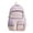 Purple, variant on Backpack for kids with Cute Bow Tie Printed School Bag Clear Front Pocket & Lace Trim Detail Bookbag Kawaii Casual Travel Daypack Bag for Student