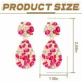 thumbnail image 2 of DESIGNICE Statement Earrings for Women,Alloy Teardrop Shape Drop Earrings,Dangle Earrings for Women Wife Girlfriend Fashion Jewelry Accessories Gift,Style2, 2 of 7