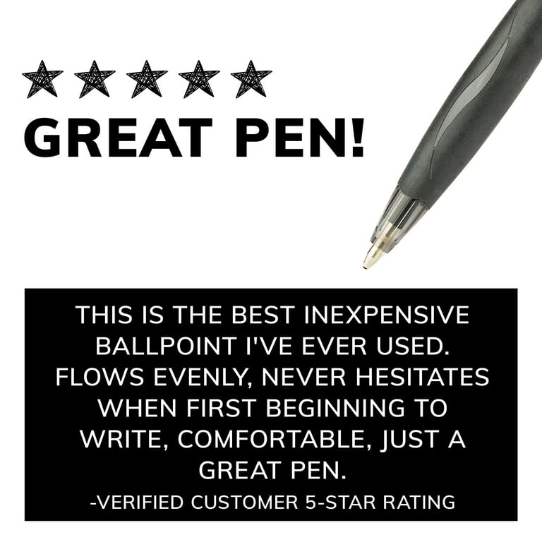 BALLPOINT: Most of my life I've been anti-ballpoint. I'm a designer and  I've always been into fine-liners or gel type pens. I've grown a love for  ballpoints, especially the Easyflow and Jetstream! 