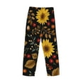 thumbnail image 5 of Balery Men'S Sunflowers Leaves Pants,Sleepwear Pants,Pajama Pants,Pj Bottoms Drawstring And Pockets-Small, 5 of 9
