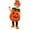 Orange, variant on Odeerbi Toddler Boys Girls Halloween Pumpkin Role Playing Clothes Stage Performance Outfits Baby Halloween Cute Solid Color Cos Pumpkin Hat Jumpsuit Bodysuit Toddler Clothes Orange