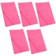 thumbnail image 3 of 5Pcs Rosy Plastic Tablecloths For Dinner Events Protective Rectangular Table Cover 183x137cm, 3 of 4
