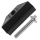 thumbnail image 2 of Abrazadera de base Kit de sujeción de batería para automóvil con kit de pernos Abrazadera de base Reemplazo de amarre de batería Accesorios automotrices universales Negro, 2 of 8