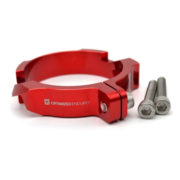 Optimized Enduro Exhaust Flange Guard for GasGas EC/EX 250/300 2021-2023 (Red)