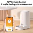 thumbnail image 3 of ROJECO WiFi Automatic Cat Feeder Pet Smart Cat Food Kibble Dispenser Remote Control Auto Feeder For Cat Dog Dry Food Accessories ShopWise Round, 3 of 8