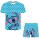 thumbnail image 1 of Ropa informal para niños, conjunto de 2 piezas de Disney, ropa con estilo, camiseta para niño + Pantalones cortos, ropa para niños, chándal para niños, ropa para bebés 14T Gao Jinjia LED, 1 of 2
