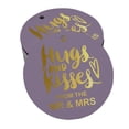 thumbnail image 1 of Inkdotpot Real Gold Foil Hugs & Kisses From The Wedding Tags Favor Hang Paper Tags 50 Pieces, 1 of 6
