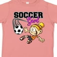 thumbnail image 4 of Inktastic Soccer Girl Girls Toddler T-Shirt, 4 of 5