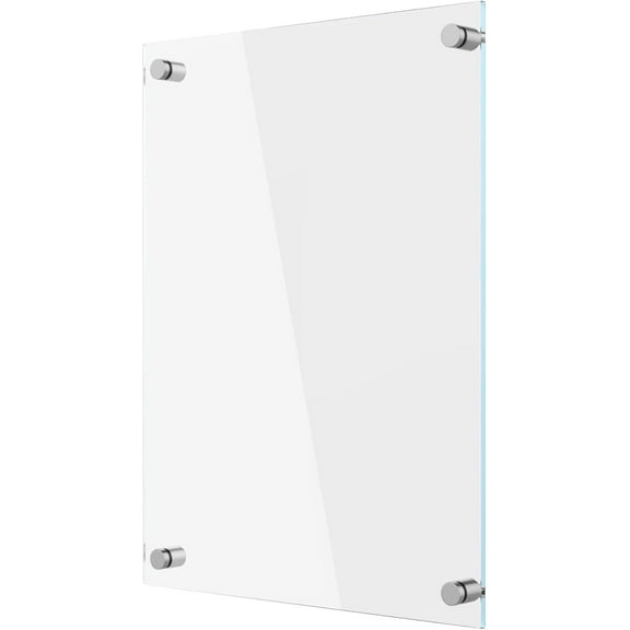 Acrylic Dry Erase Board, Dry Erase Board, Clear Non-Magnetic Wall Board Unframed White Board, for Office,School and Home, Portable Whiteboard(11.02x14.96 Inches)