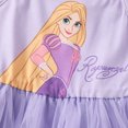 thumbnail image 6 of Disney Princess Toddler Girls Dresses Rapunzel Graphic Mesh Strappy Dress with Sheer Cloak Set Size 4-5T, 6 of 8