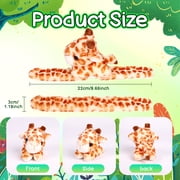 8 Pack Plush Slap Bracelets, Cute Animal Wristbands, Soft Stuffed Snap Bands for Kids & Adults, Party Favors, Gifts, Classroom Rewards
