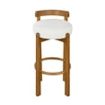 thumbnail image 4 of Elise Modern Round Seat Bar Stool,White, 4 of 12