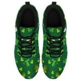 thumbnail image 2 of St Patricks Day Shoes for Women Men Running Sneakers Breathable Casual Sport Tennis Shoes Black Size 4, 2 of 5