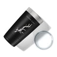 thumbnail image 5 of Jordan Lake B. Everett Map Tumbler Travel Mug Insulated Laser Engraved Coffee Cup North Carolina 20 oz Black, 5 of 5