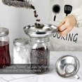 thumbnail image 2 of Funnel, 2 Pack Stainless Steel Funnel Kitchen Funnel Mason Jar Funnel, 2 of 5