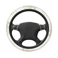 thumbnail image 4 of YFYANG Universal Elastic Plant Floral Textures Car Steering Wheel Cover, Non-Slip Sweat Absorbent, 4 of 8