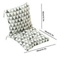 thumbnail image 3 of YiJuHui 1pcs All-Weather Rocking Chair Cushion with Straps - Waterproof Patio Furniture Cushion for Outdoor Porch Swing, High Back Support, Tufted Design, Quick-Dry Comfort, 3 of 6