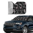 thumbnail image 4 of Windshield Sun Shade Foldable Car Front Window Sunshade For Car Suv Trucks Vans - Best Heat Shield Blocker Visor Cover Blocks Uv Rays And Keeps Your Vehicle Cool-Medium, 4 of 5