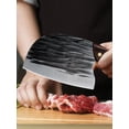 thumbnail image 2 of Myvit Chef Knife 6 inch Butcher Knives Heavy Duty Meat Cleaver with Sheath High Carbon Steel Serbian Chef Knife, 2 of 6