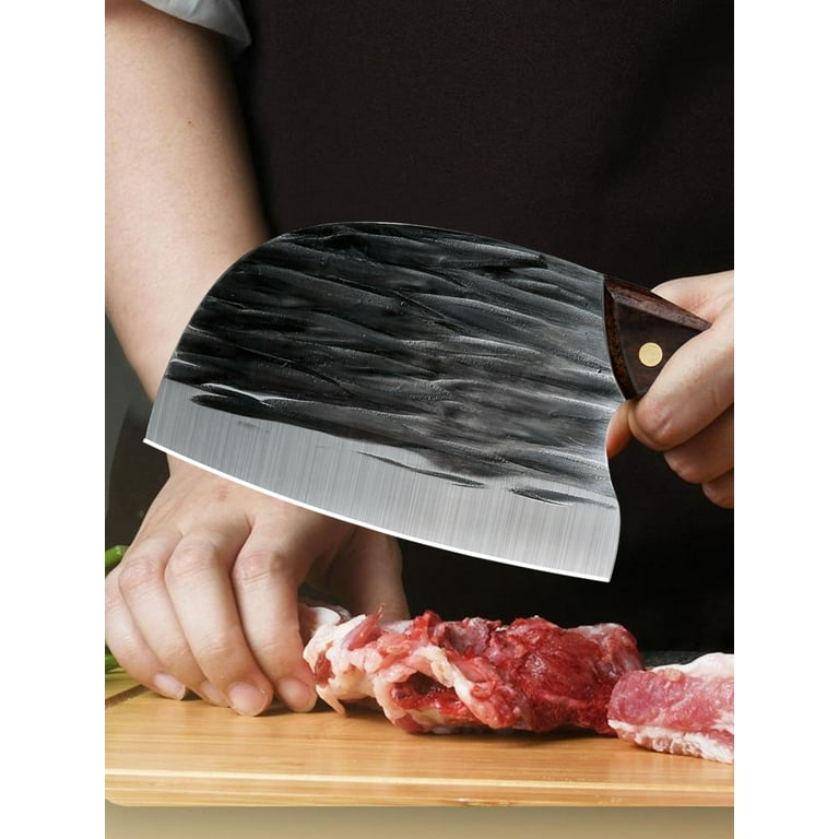 KD 6 Inch Chop Bone Knife Heavy Duty Kitchen Meat Cleaver