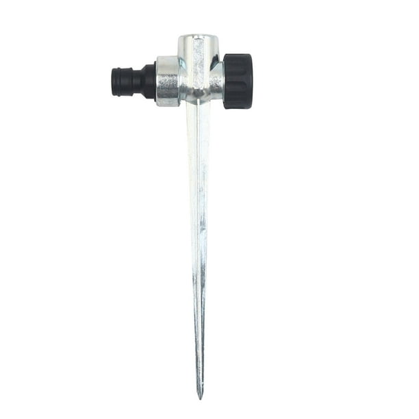 Paquete de 3 aspersores de césped con base de púas, aspersores de riego para riego de patio, césped y césped