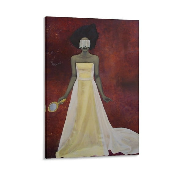 Amy Sherald-The Fairest of The Not So Fair (2008) Canvas Wall Art Poster Decorative Bedroom Modern Home Print Picture Artworks Posters 16x24inch(40x60cm)