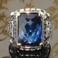 thumbnail image 2 of HOOUN Women 925 Silver Rings Cubic Zirconia Jewelry Wedding Ring Gifts Size 6-10-6-#4, 2 of 5