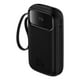 thumbnail image 2 of Power Bank 22.5W 10000 mAh Baseus Qpow2 Cable iOS y USB-C, Puerto USB y USB C (Negro), 2 of 7