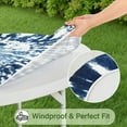 thumbnail image 5 of Colorful Tie Dye Pattern Round Fitted Tablecloth with Elastic Edge,Dining Table Cover Waterproof,Outdoor Round Tablecloth for Camping,Dining,Indoor and Outdoor, 5 of 7