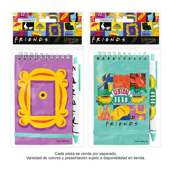 Prichos Libreta con Bolígrafo De Papel Cartón Textil y Plástico Varios Modelos 1 Pieza