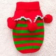 thumbnail image 2 of Ropa de Navidad para Mascotas Zulema Suéter de Punto con Capucha Rojo M, 2 of 6
