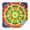 Colorful Rainbow Tie-1, variant on Colorful Rainbow Tie Dye Spiral Pattern Square Tablecloth,Waterproof Square Table Cover,Wipeable Spillproof Washable Table Cover for Home Kitchen Party Decor 42"X42"(107x107cm)