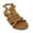 Camel, variant on Victoria K Women's Gladiator Multi Loops Braid Sandals