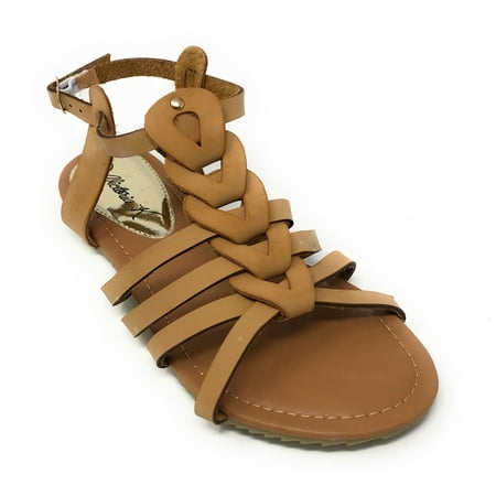 

Victoria K Women s Gladiator Multi Loops Braid Sandals
