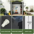 thumbnail image 4 of Uforic 6x4ft Heavy-Duty Metal Outdoor Storage Shed with Locking Doors & Air Vent – Weather-Resistant Tool Shed for Backyard, Patio, Lawn, Tools, 4 of 8