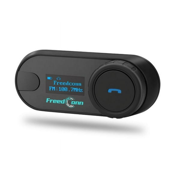 Intercomunicador manos libres para casco de motocicleta Tcom-SC pantalla radio FM music share universal FreedConn TCOM-SC