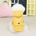 thumbnail image 6 of Dog Sweaters for Small Dogs, Fleece Cat Hoodie Clothes, Spring Winter Cute Warm Puppy Sweater, Pet Doggie Sweater(Yellow) - XXL, 6 of 7