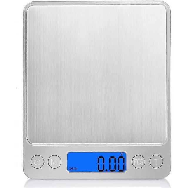 ZHAOCHENG Báscula de cocina de precisión, báscula de precisión de 500 g a 0,01 g, electrónica de alta precisión