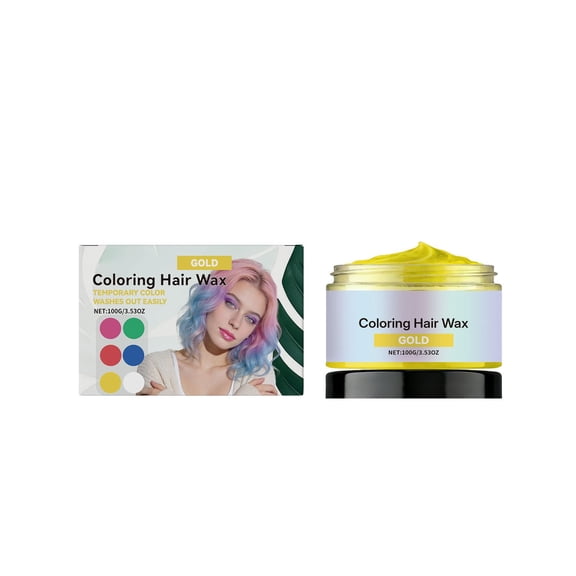 Kieccall Hair Wax Temporary Hair Colour Wax Washable Hair Wax Colour Hair Colour For Men Women Hair Wax For DlY Party