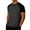 Dark Gray, variant on Lutiedan Mens Casual T Shirts Raglan Short Sleeve Crewneck Baseball Tees Color Block Workout Summer Stylish Lightweight Tops