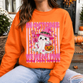 thumbnail image 4 of Halloween Shirt, In October We Wear Pink Sweatshirt, Breast Cancer Awareness Ghost Hoodie, Pink Ribbon Witch T-Shirt, Support Gift for Women, 4 of 9